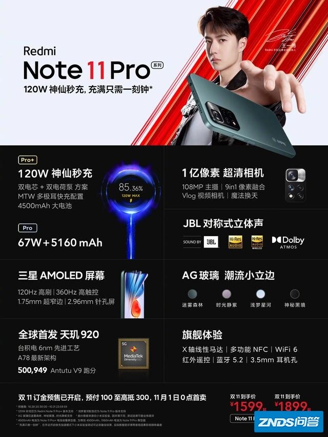 1599的红米Note11 Pro和1899的Note11 Pro+买哪款更值？