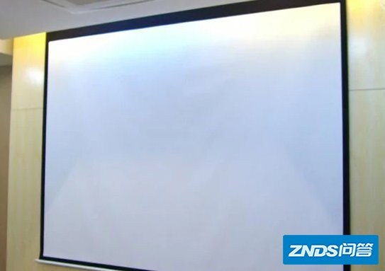 家用投影幕布这样悬空没有后背会影响观看效果吗