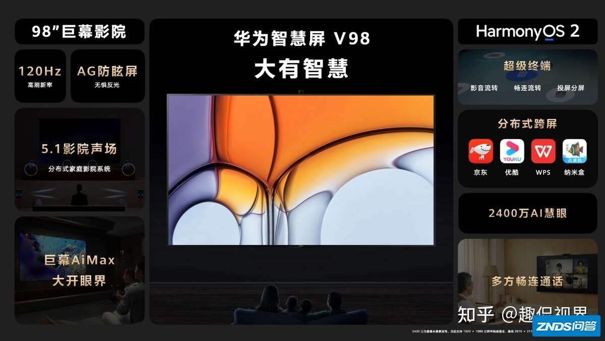华为智慧屏 V98震撼来袭 售价29999元 打造家庭巨幕观影新 ...