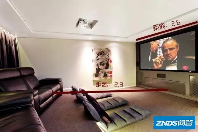 沙发距离电视机墙5.5米。看150寸家用投影合适吗？