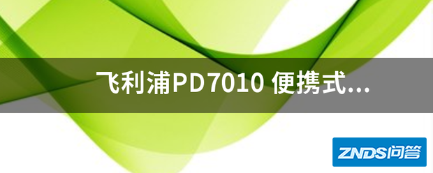 飞利浦PD7010 便携式 DVD