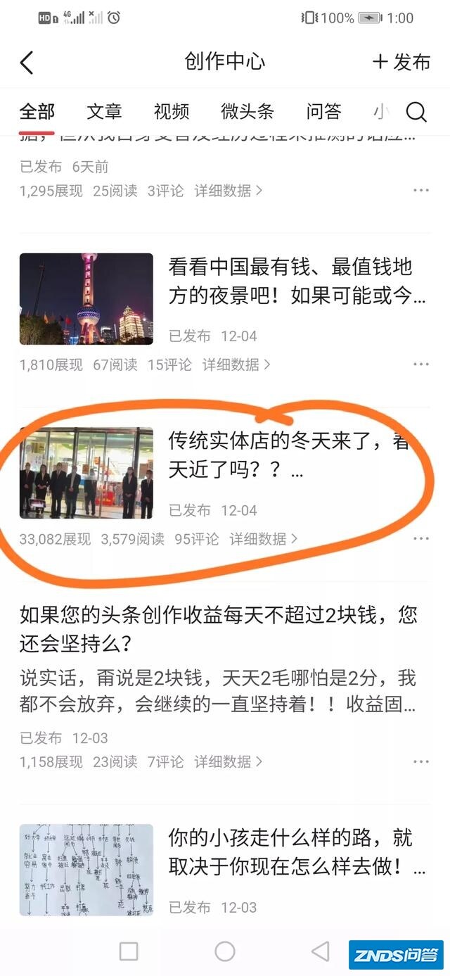目前你发的微头条出爆款了吗？最多的展现量是多少？