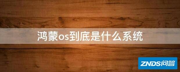 鸿蒙os到底是指什么系统