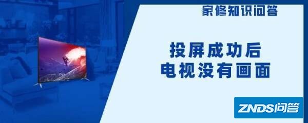 投屏成功后电视没有画面