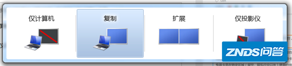 笔记本外接投影仪如何两个屏幕同时显示?