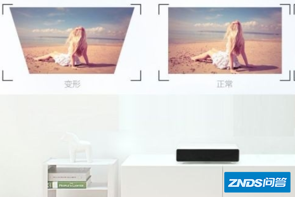 sony家用投影机图像呈现梯形如何调整