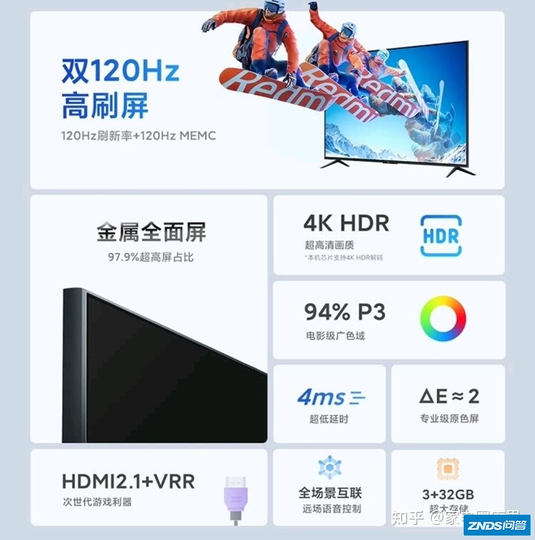 redmi x65 2022好小米电视机5Pro 65寸买哪一台比较好？-3.jpg