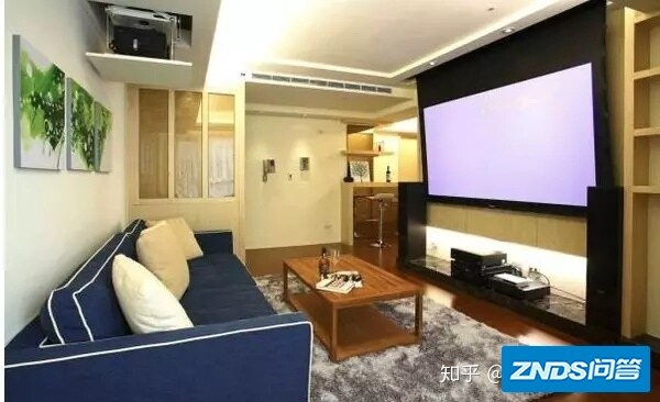 客厅家用投影仪替代电视机相关装修配置方案？-3.jpg