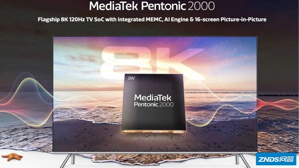 联发科发布在8K、120Hz刷新率旗舰电视机使用的Pentonic ...