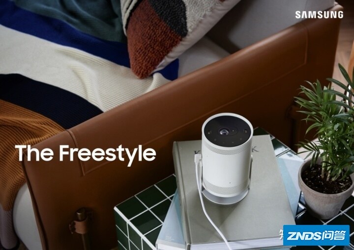 三星推出 Freestyle 便携家用投影仪，采用桶状造型，家用投影角度 ...