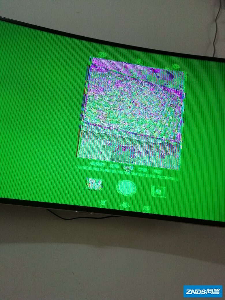 用易互动把手机投影到电视上为什么一片绿??