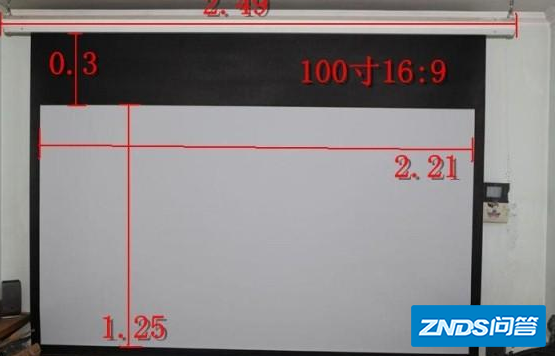 120寸16:9幕布长和宽是多少?